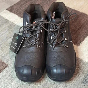 DRKA Water Resistant Steel Toe Work Boots for Men,6" EH-Rated Safety Boots